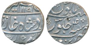 Alamgir II, Silver Rupee, 11.13g, Narwar Mint, AH 1171/4 (KM 460.37). Edge knock at bottom