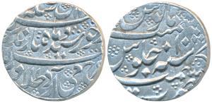 Durrani, Taimur Shah, Silver Rupee, 10.90g, Kashmir Mint, AH 11XX/10, complete mint name a