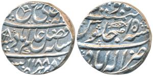 Allahabad Mint, Silver Rupee, 11.27g, in the name of Shah Alam II, AH 1188/15, a complete 