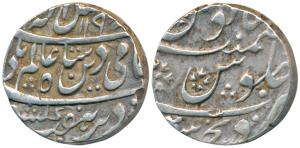 Indore Feudatory, Sironj Mint, Silver Rupee, 11.18g, in the name of Shah Alam II, AH 119X 