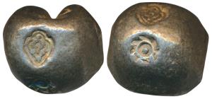 Thailand, Kingdom of Siam, Rama IV, Silver Pot Duong Bullet Money, Baht, 15.20g, Chakra mo