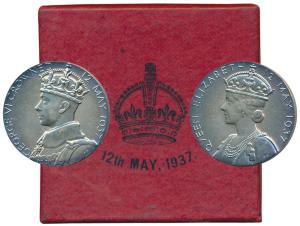 George VI Coronation Medal, Silver, 18.54g, 12th May 1937, obv. crowned bust of George VI,