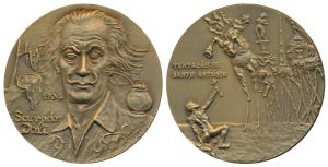 Bronze 100g, Salvador Dali, issued by the Paris Mint on the death anniversary of the artis