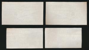 George VI, watermarked paper for Rupees 5 and 10, the first with legend ‘Reserve/Bank/of/I