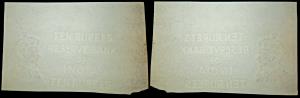 George VI, watermarked paper for Rupees 10, ‘Ten Rupees / Reserve Bank / of / India / Ten 