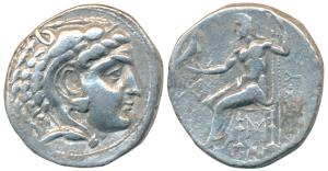 Kingdom of Macedonia, Alexander III, Silver Tetradrachm, 16.20g, obv. head of young Herakl