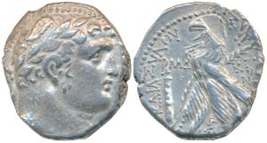 Phoenicia, Tyre, (126/5 BC - AD 65/6), Silver Shekel, 13.94g, Dated CY 144 that is AD 18/9