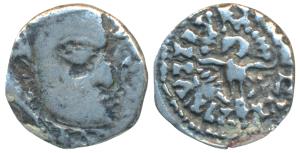 Guptas, Kumaragupta, Silver Drachma, 1.89g, Madhyadesha type, obv. bust of the ruler to ri