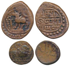Later Pandyas, Koneri Royan, attributed to Vikrama Pandya (c. 1410-1420 AD), Copper Kasu, 