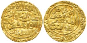 Ghiyas-ud-din Balban Shah (AH 664-686, 1266-1287 AD), Gold Tanka, 10.71g, Hazrat Delhi Min