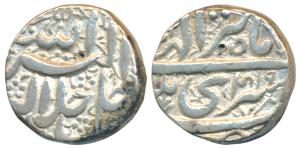 Akbar, Silver Rupee, 11.33g, Srinagar Mint, Ilahi type, Month Tir, Year 49 (KM 93.15). Ver