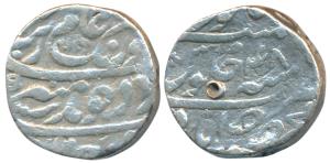 Aurangzeb, Silver Rupee, 11.52g, Makhsusabad Mint, AH 1116/48, complete mint name at botto
