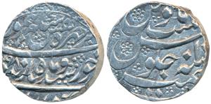 Taimur Shah, Silver Rupee, 10.76g, Kashmir Mint, AH 1980/10, large ’s’ of seen in julus on