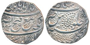Ranjit Singh, Silver Rupee, 8.44g, Peshawar Mint, date VS 1894 on both sides, Gobindshahi 