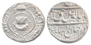 Amjad Ali Shah (AH 1258-1263, 1842-1847 AD), Silver Rupee, 11.14g, Mulk Awadh Bait us-Sult