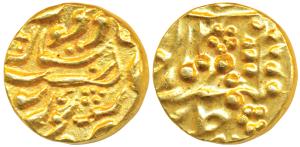 Madan Pal (AH 1270-1286, 1854-1869 AD), Gold Mohur, 10.82g, in the name of Queen Victoria,