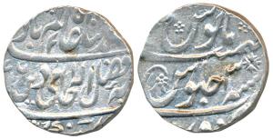 Mahadji Rao (AH 1175-1209, 1761-1794 AD), Silver Rupee, 11.25g, Narwar Mint, in the name o