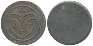 Penang, East India Company, Copper Cent / Pice, 14.8g, EIC bale mark within circle, unifac