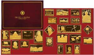 Pride of India Collection, 25 Silver Ingots issued by Hallmark under the authority of Indi