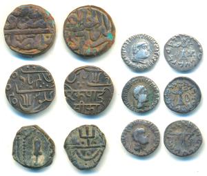 Indo-Greeks, Apollodotus II, Silver Drachma (3), obv. diademed and draped bust of the rule