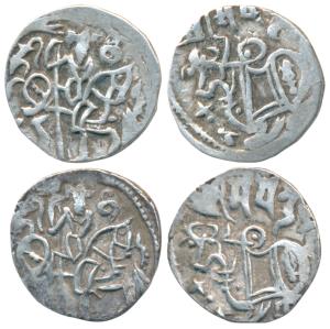 Hindu Shahis of Kabul and Ohinda, Samantadeva (c. 850-1000 AD), Silver Drachma (2), obv. r