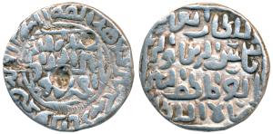 Shams al-din Ilyas (AH 743-758, 1342-1357 AD), Silver Tanka, 10.50g, Al balad Firuzabad Mi