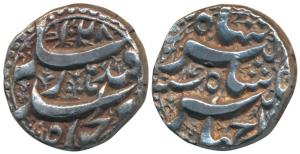 Jahangir, Silver Rupee, 11.38g, Qandhar Mint, 1028/14 (KM 142.2). Extremely Fine.