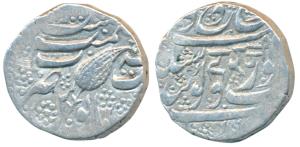 Kashmir Mint, Silver Rupee, 10.87g, Gobindshahi couplet, Governor Hari Singh Nalwa, obv. ‘