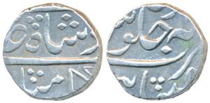 Anonymous issue, probably struck during the reign of Najm al-Daula Ja'afar Mumin Khan II (