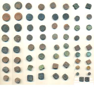 Assorted lot, Copper Paisa (33), Jodhpur; Indore; Bundi; Akbar Malwa type; Baroda; Bahmana