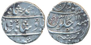 Mumbai Mint, Silver Rupee, 11.46g, in the name of Muhammad Shah, AH 1148/18, complete mint