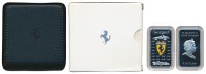 Cook Island, Elizabeth II, Silver Rectangular 5 Dollars, 25g, 2009, Ferrari the legend, th