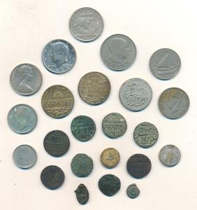 Assorted lot, Copper, Cupro Nickel, Foreign (11); EIC Bengal Presidency, Copper Pie (4) in