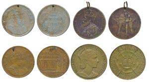 Assorted Medals (6), Copper, Bronze and Nickel, George V, Delhi Coronation Durbar; Peace C