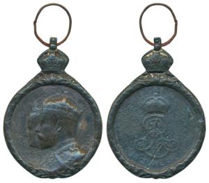 Edward VII Coronation, Bronze, obv. conjoined busts of Edward VII and Queen Alexandra, rev