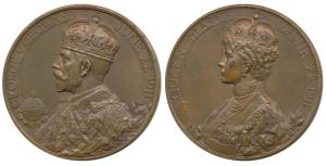 George V Coronation, Copper Medal, 22nd June 1911, obv. crowned bust of George V facing ri