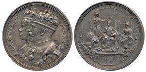 George V Coronation Medal, Silver, 1911, obv. conjoined busts of George V and Queen Mary, 