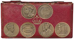 The reign of three Kings in 1936, Copper Medal (Small size) (3), a notable year in English