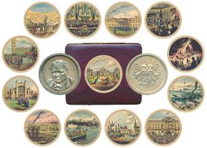 Sir Winston Churchill Centenary Medal, Silver Gilt, 1974, the medal made with the purpose 