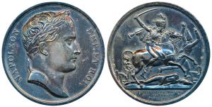 France, Napoleon I, Bronze Medal, Medal for the battle of Borodino, 1812 obv. bust of Napo