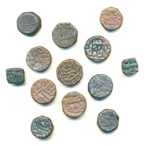 Akbar, Copper Dam (11) &Falus (2), Dogaon, AH 979 & 995; Ajmer 985; Chitor, 992 & 1001; Ag