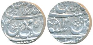 Hafiz Rahmat Khan, Silver Rupee, 10.8g, Anwala (Anola) Mint, in the name of Shah Alam II, 