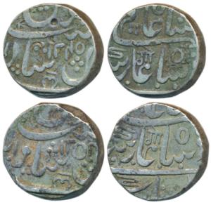 Hyderabad Feudatories, Narayanpett, Silver Rupee, (2), Dilshadabad Mint, in the name of Sh