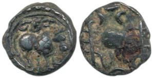 Post-Vakataka, Sri Ram (c. 5-6th century AD), Vishnukundin type, North Maharashtra, Khande