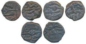 Ibrahim Shah & Fath Shah, Copper Kaserah (3), AH 874 fixed date, al sultan type (G&G K59, 