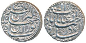 Jahangir, Silver Rupee, 11.37g, Ahmedabad Mint, Inayat couplet, AH 1029/15 (KM 149.4). Ext