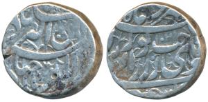 Jahangir, Silver Heavy Rupee, 13.46g, 20% overweight, Kashmir Mint, ’Sakhat Noorani’ coupl
