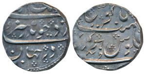 Aurangzeb, Silver Rupee, Hukeri Mint, 11.51g, AH 1110/49 (KM 300.33). About Extremely Fine