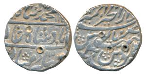 Muhammad Shah, Silver Rupee, 11.31g, Dar al-Khair Ajmer Mint, Error date AH 1106/30 instea