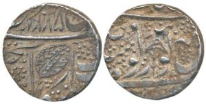 Ranjit Singh (1799-1839 AD), Silver Rupee, 11.12g, Amritsar Mint, Nanakshahi couplet, VS 1